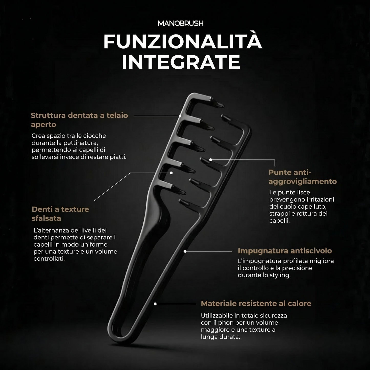 MagicBrush™ - Pettine per capelli